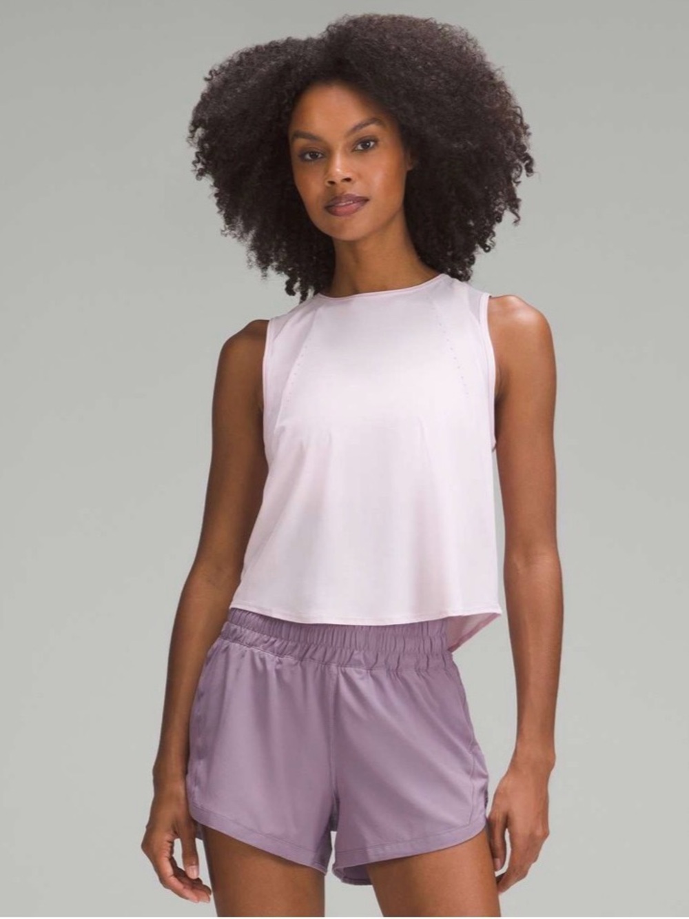Lululemon Sculpt Cropped Tank Top
Meadowsweet Pink